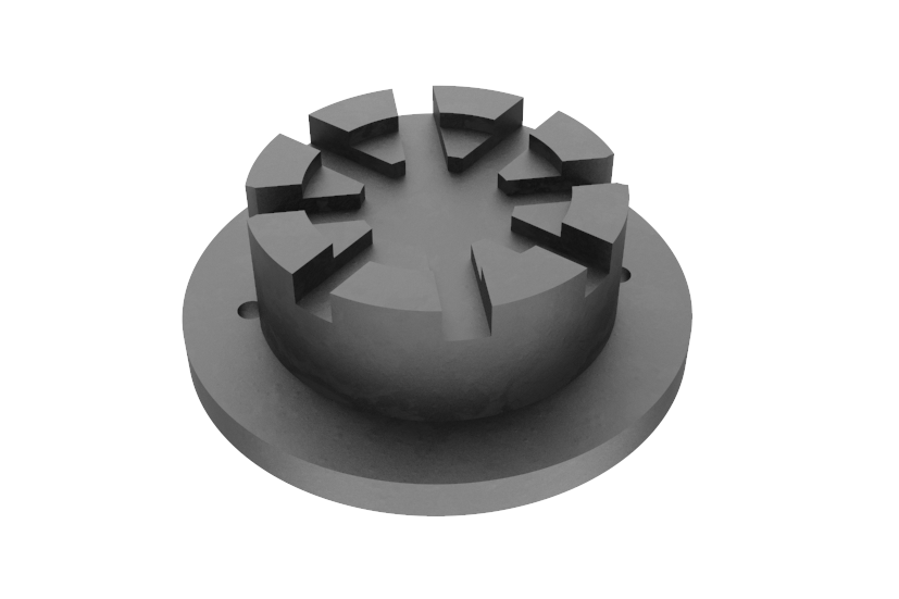 100896_00 Gummiauflage, für Hebebühnen, 120 x 41 mm