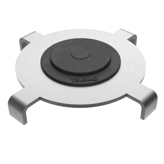 100869_00 Metalladapter für Gummiauflagen, 141 mm, passend für Tesla