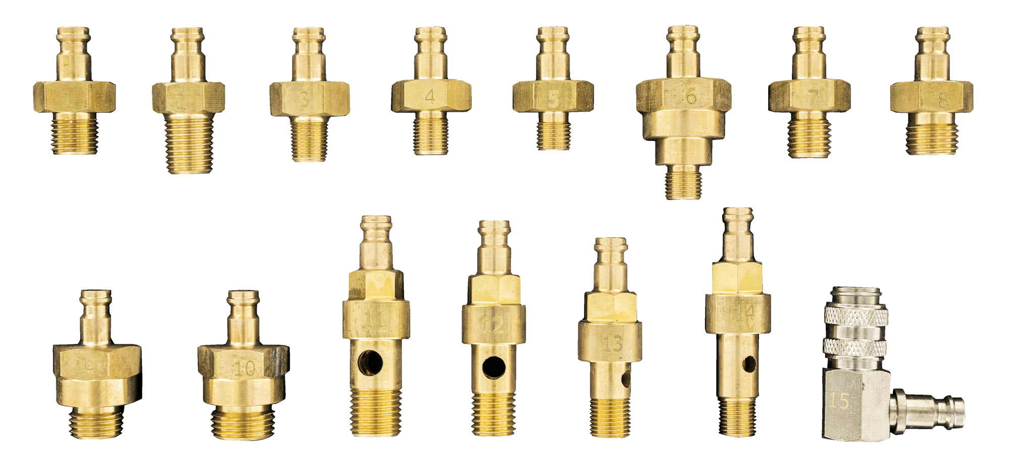 100920_00 Turbo-Öldruckadapter-Satz, 15-teilig