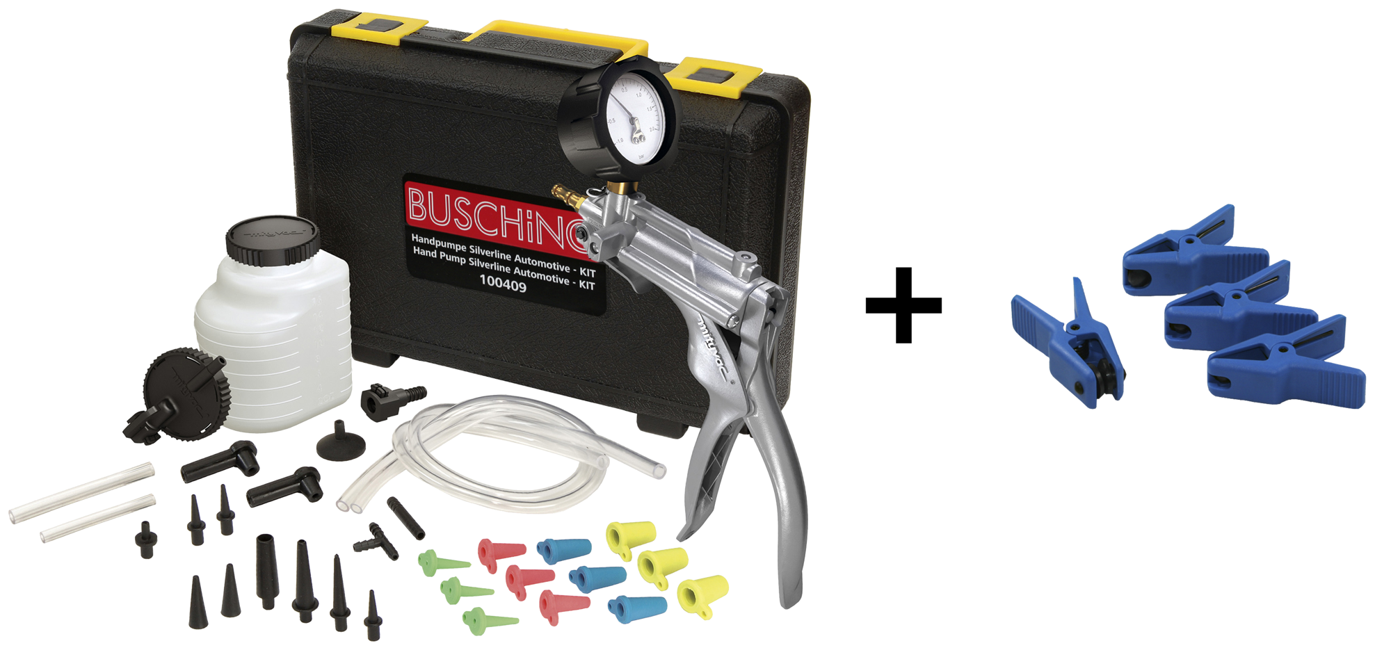 50100_00 Druck- / Unterdruck-Handpumpe und Rohrleitungs-Stopper