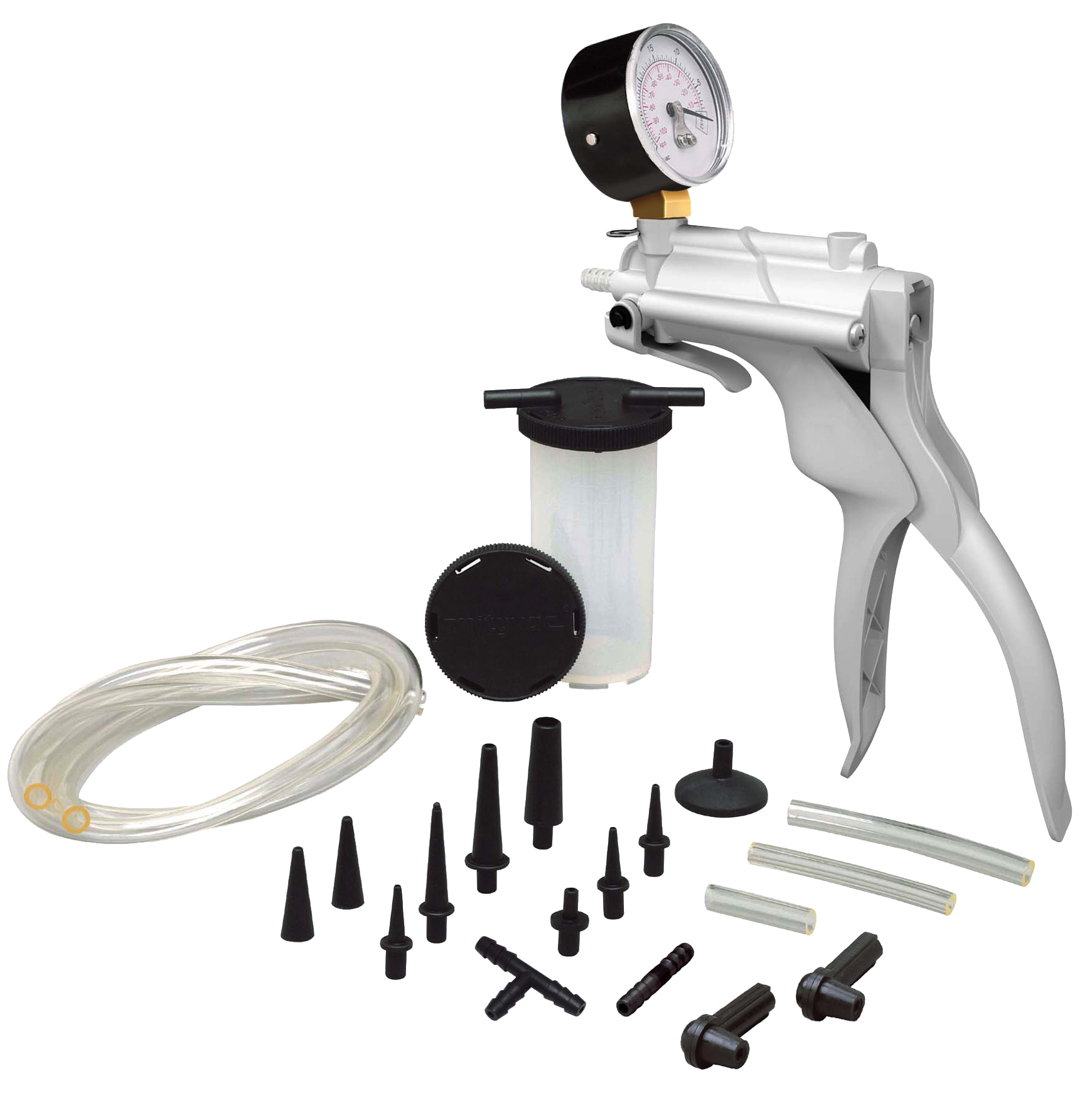 100434_00 Unterdruck-Handpumpe aus PVC, -1.000 mbar