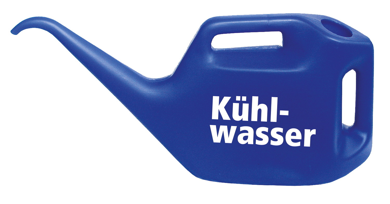 100831_00 Kühlwasserkanne mit Kühlwasser-Logo, ultramarinblau, 10 l