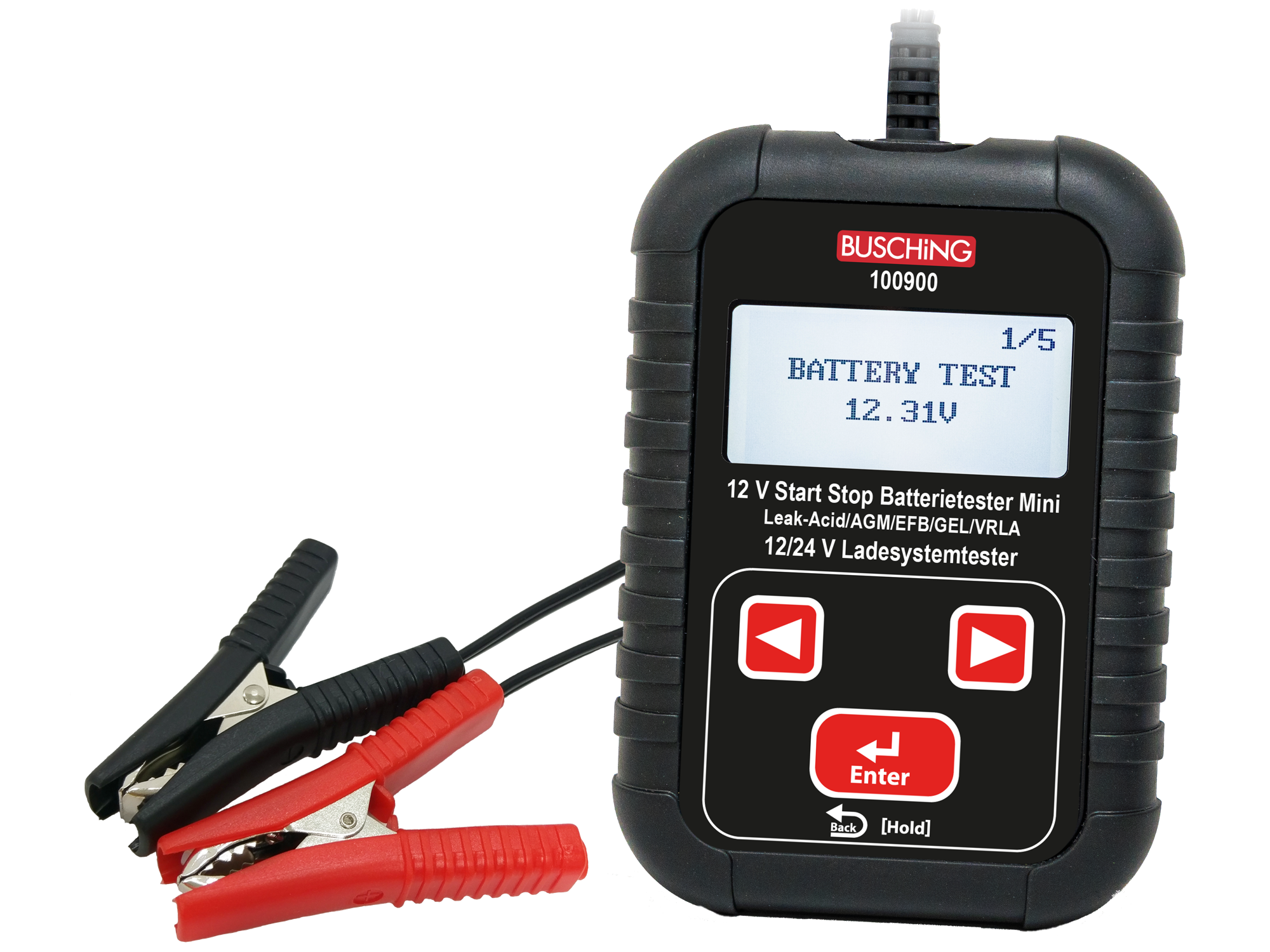 100900_00 Batterie- und Ladesystemtester "Mini", 12 V / 24 V, auch Start-Stopp-Systeme