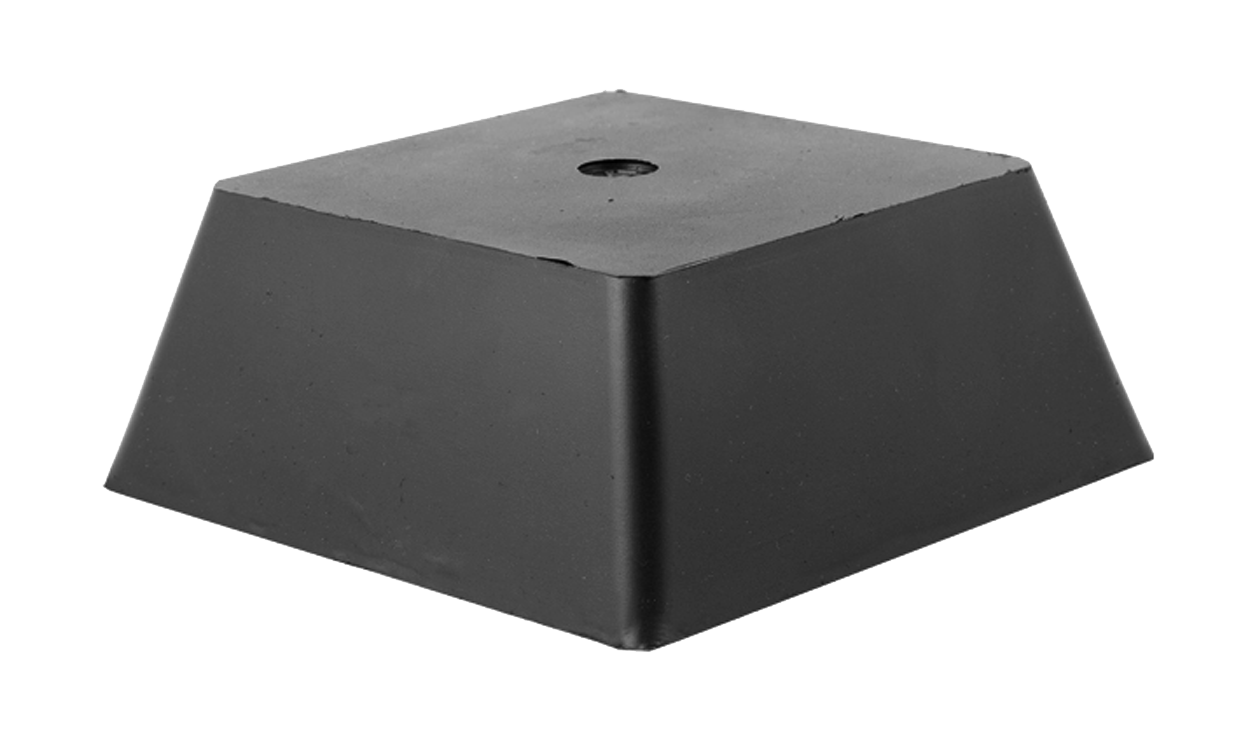 100608_00 Trapez-Gummiblock, 150 x 150 x 60 mm, universal, für autop- und J.A. Becker-Hebebühnen
