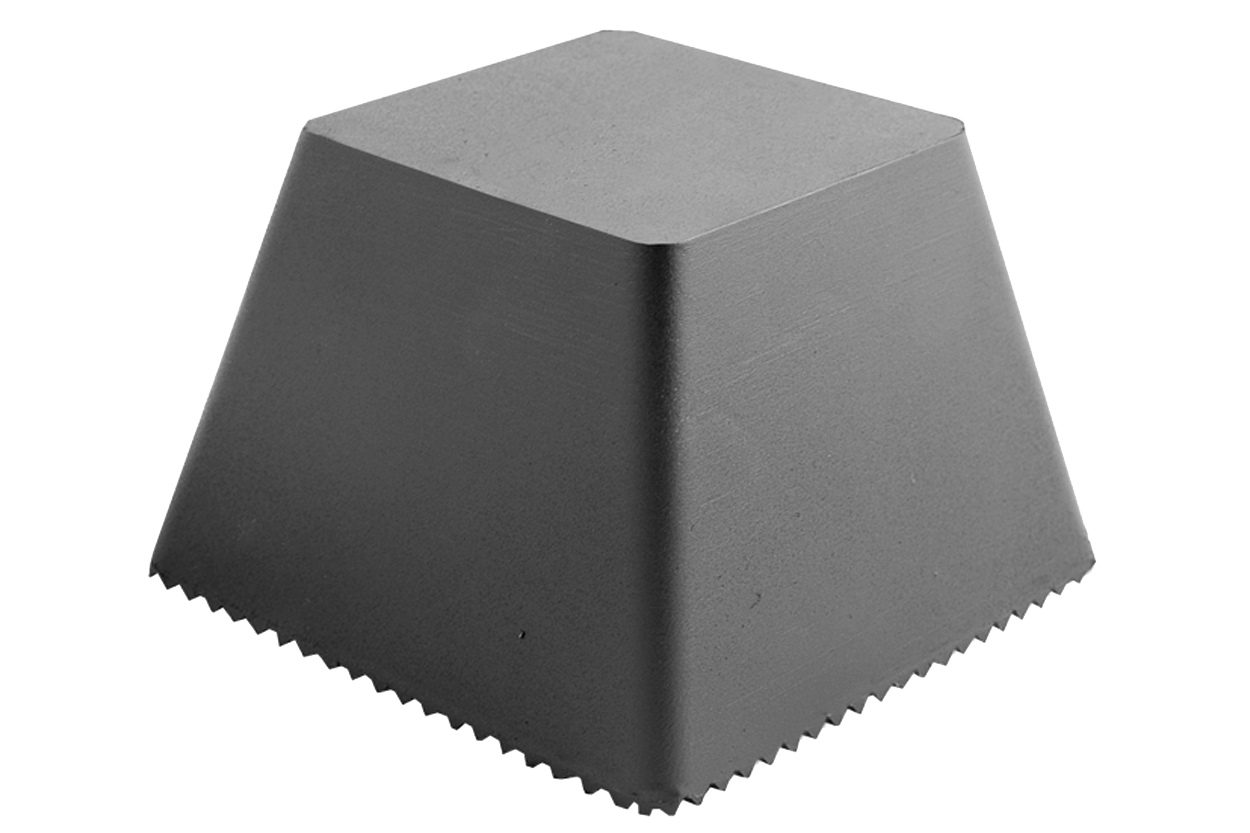 100579_00 Trapez-Gummiblock, 150 x 150 x 100 mm, universal, für autop- und J.A. Becker-Hebebühnen