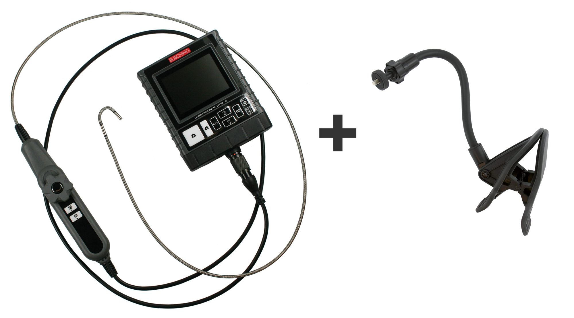 50087_00 Endoskop "Pro3" mit Halterung, 1-Weg, Boost, 4,5 mm