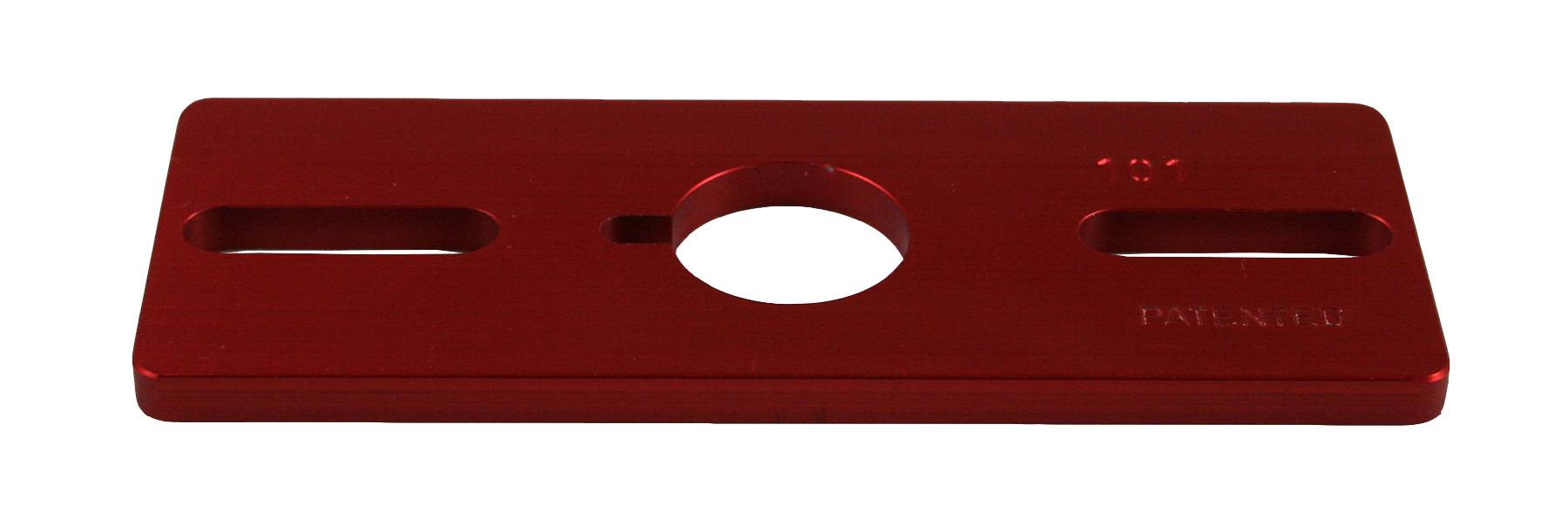 Vario Adaperplatte Eloxal, rot