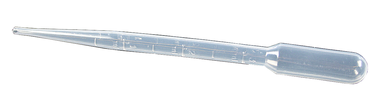 100414_00 Pasteurpipette aus PE, 3 ml, graduiert, 150 mm