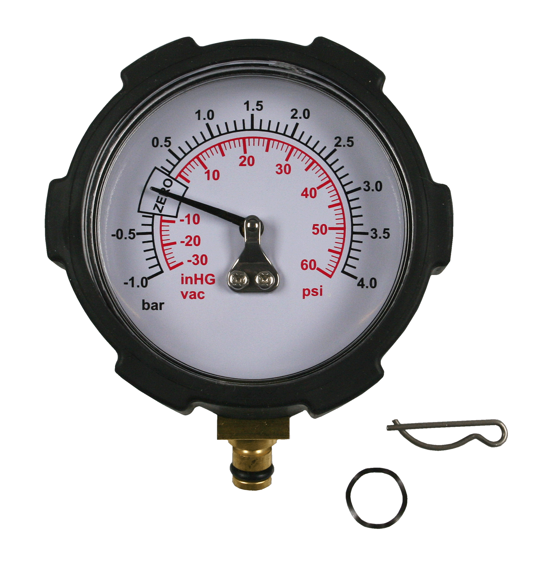990322_00 MITYVAC Manometer, 1 – 4 bar, 65 mm, analog