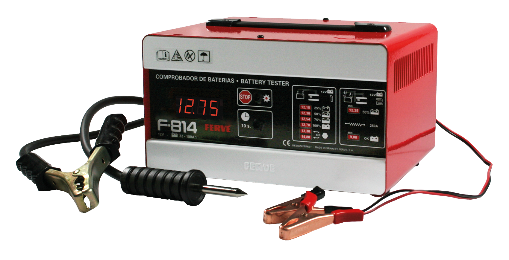F-814_00 Batterietester mit Belastung, 250 A